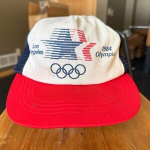 Vintage 1984 Los Angeles Olympics hat.